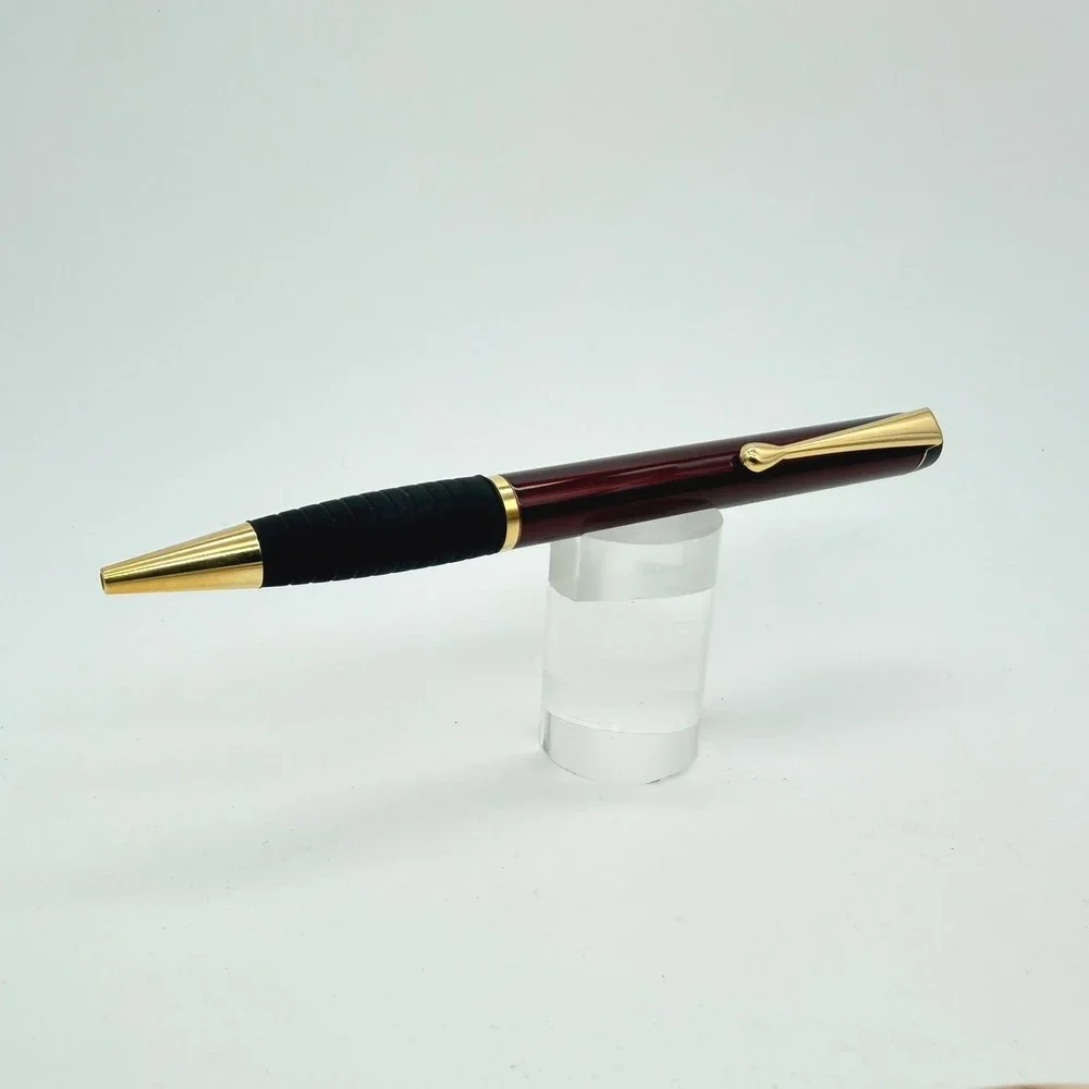 Parker Inflection Ballpoint Pen Unisex OS‎ Burgundy Gold Trim Aerospace Office